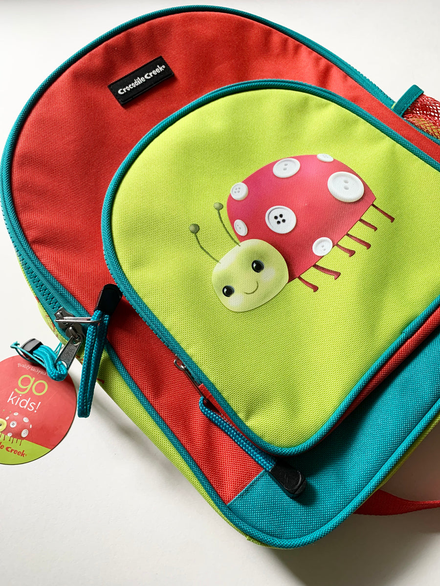 NEW Crocodile Creek Ladybug Backpack Hip Hip Hooray Kids