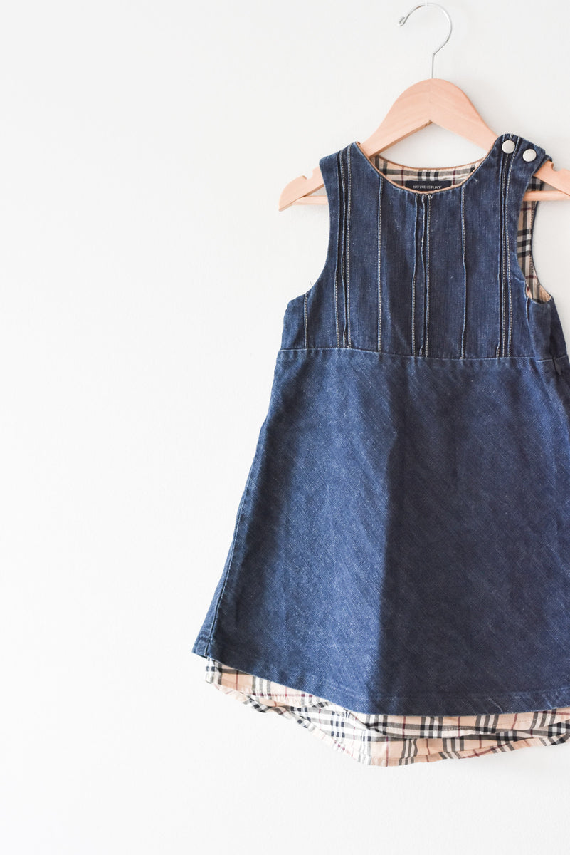 Burberry Denim Dress • 2 years – Hip Hip Hooray Kids