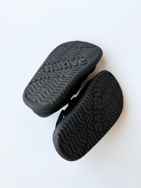 Natives Black Sandals • 7c