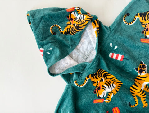 Wonder Co. Tiger Hooded Towel • 3-7 years