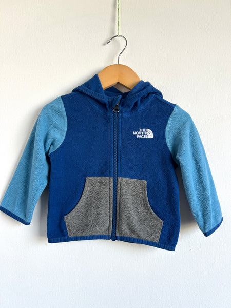The North Face Blue Zip Up Fleece • 6-12 months