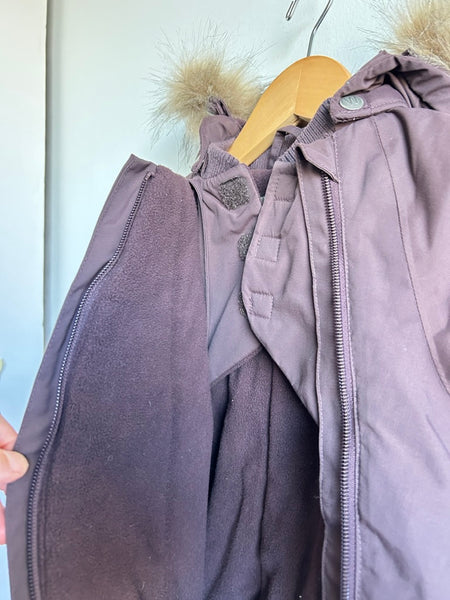 Wheat Purple Snowsuit • 9-12 months