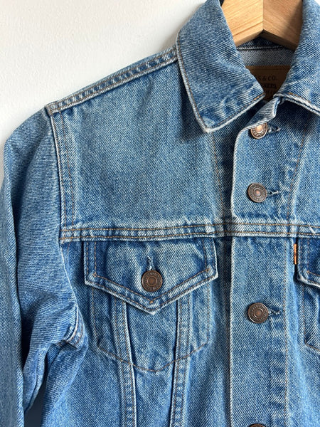 Vintage 1984 Levi's Orange Tab Denim Jacket • 6-8 years (Small)