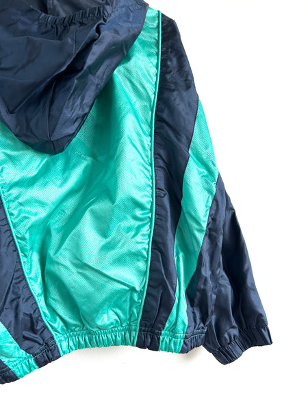 Vintage R&R Windbreaker Jacket with Hood • 7-9 years