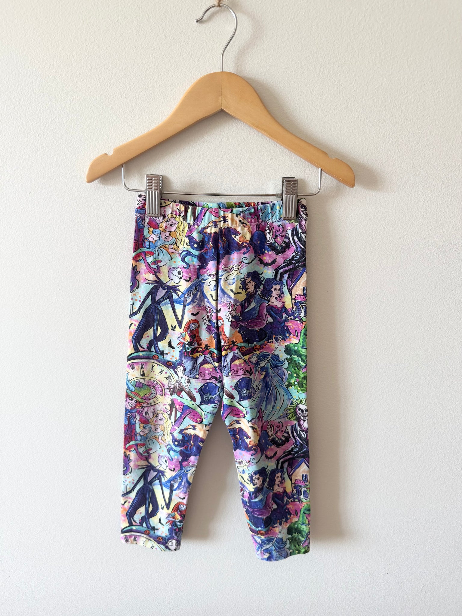 Handmade Tim Burton Leggings • 2-3 years