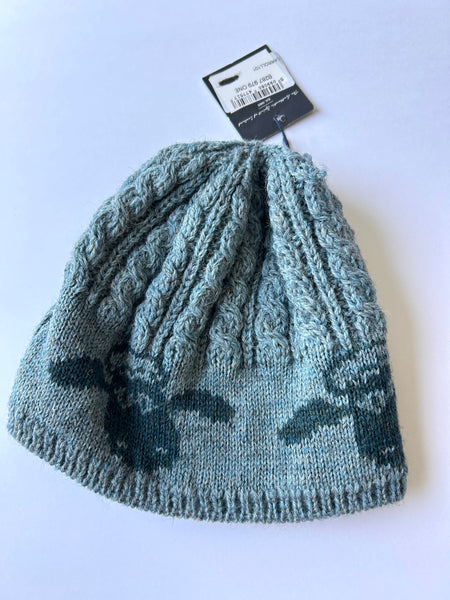 NEW Aran Woolen Mills x Shaun the Sheep Blue Wool Toque • 6-12+ years