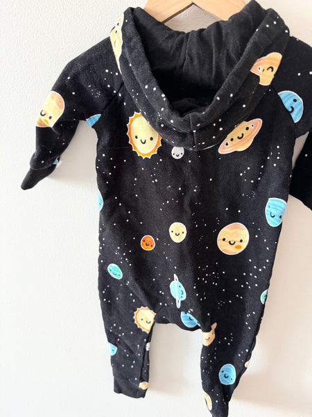 Whistle and Flute Space Hooded Romper • 6-12 months