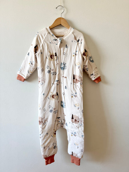 NEW LouLou Lollipop Warm Forest Friends Sleepsuit • 3-4 years (2.5TOG)