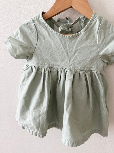 Nest and Nurture Seafoam Green Dress • 6-12 months