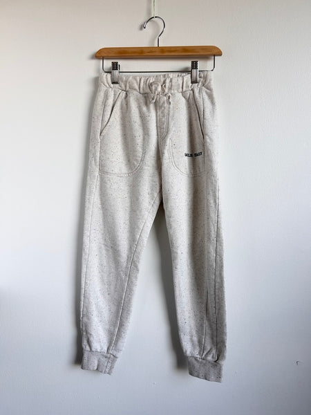 Zara Cream Speckled Sweatpants • 8-9 years