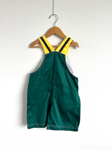 NEW Vintage 2pc "Racing" Shortalls and Hat • 3-4 years