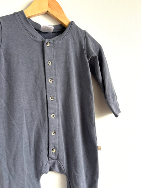 Jax and Lennon Long Sleeve Button Romper • 12-18 months