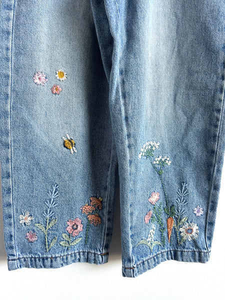 Next Garden Embroidered Denim • 5-6 years