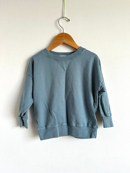 Les Gamins Blue Crew Neck • 2-3 years
