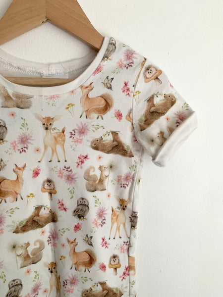 Rose De Vents Woodland Animals T-Shirt • 1-2 yaers