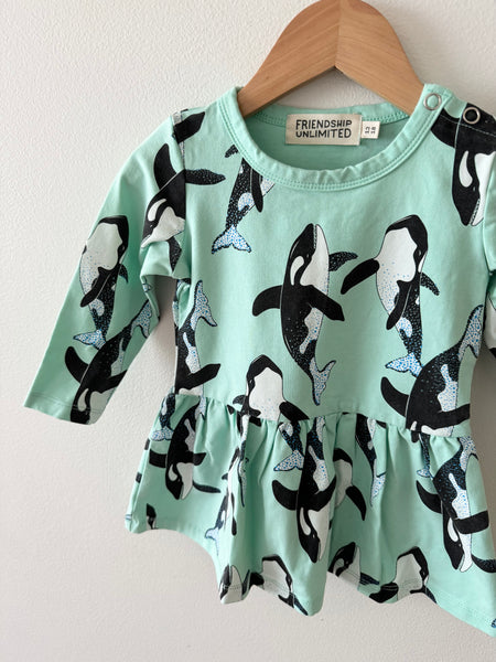 Friendship Unlimited Orca Dress • 12-18 months