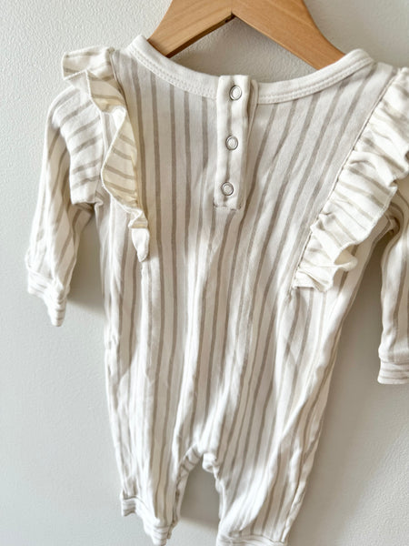 Pehr Ruffled Cotton Romper • 3-6 months