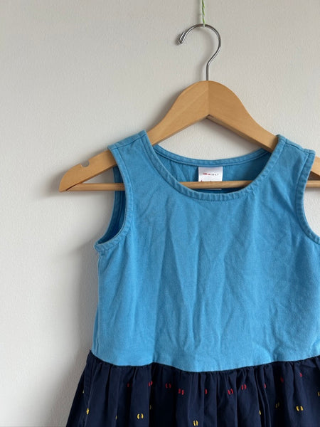 Hanna Andersson Blue Tank Dress • 6-7 years