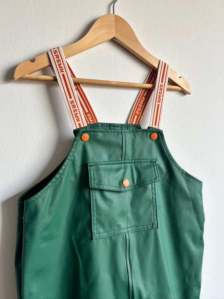 Souris Mini Lined Green Rainpants • 6 years