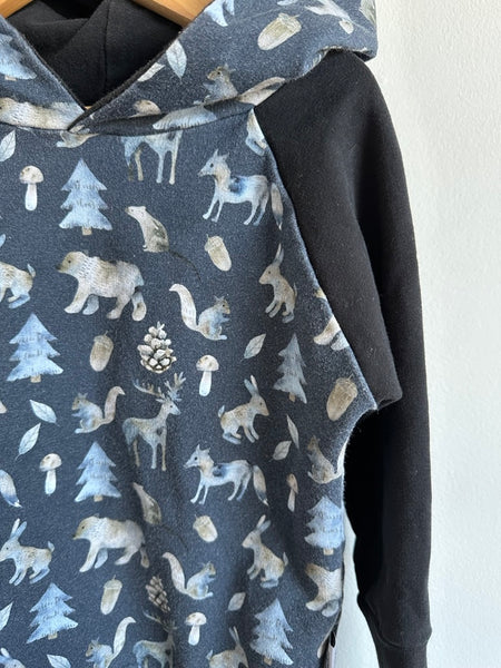 Sugar Sandwich Studio Woodland Animals Hoodie • 3-5 years