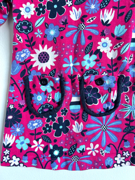 Hatley Floral Dress with Buttons • 1-2 years