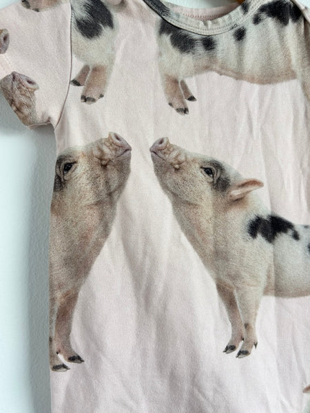 Snurk Pigs Shorty Romper • 6-12 months