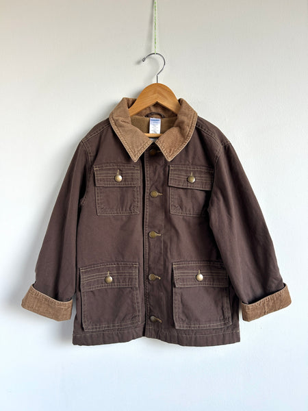 Gymboree Fleece Lined Chore Jacket • 5-6 years (small)