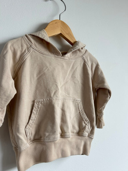Les Gamins Cream Cotton Hoodie • 6-18 months