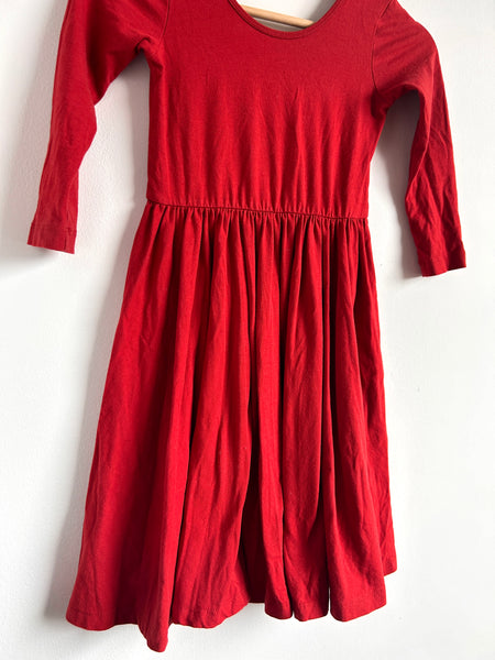 Alice and Ames Long Sleeve Red Dress • 7-9 years