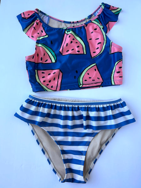 Tea Collection 2pc Watermelon Bathing Suit • 11-12 years