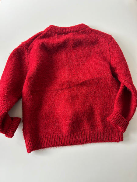 Zara Reindeer Christmas Sweater • 4-5 years