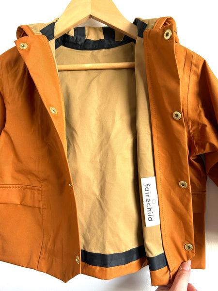 Fairechild Burnt Orange Rainjacket • 2-4 years