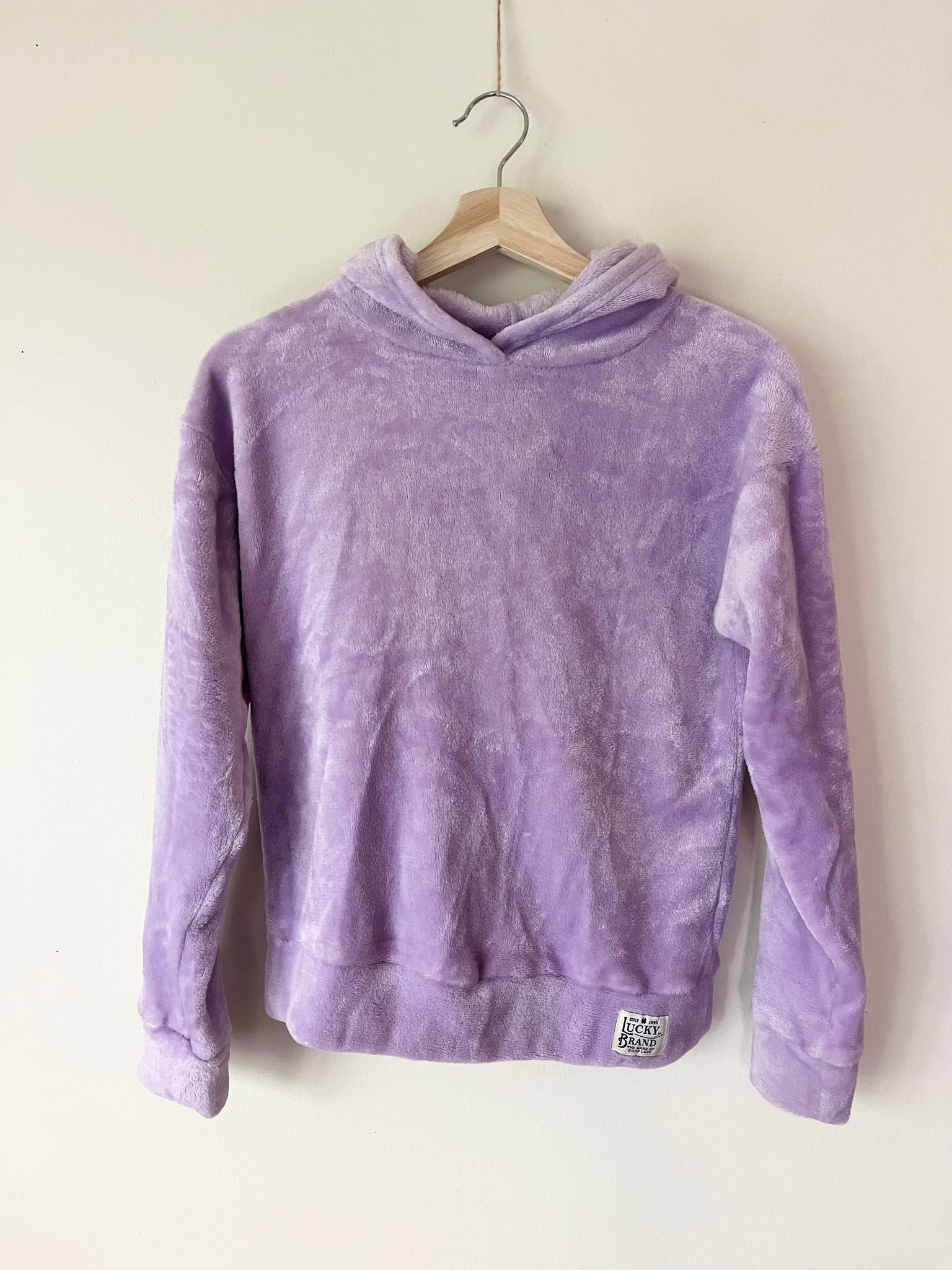 Lucky Brand Fuzzy Purple Hoodie • 10-14 years