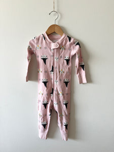 Hanna Andersson Cat Romper • 18-24 months