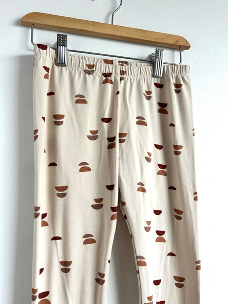NEW Jax and Lennon Brown and Cream Leggings • 10-11 years (Youth Large)