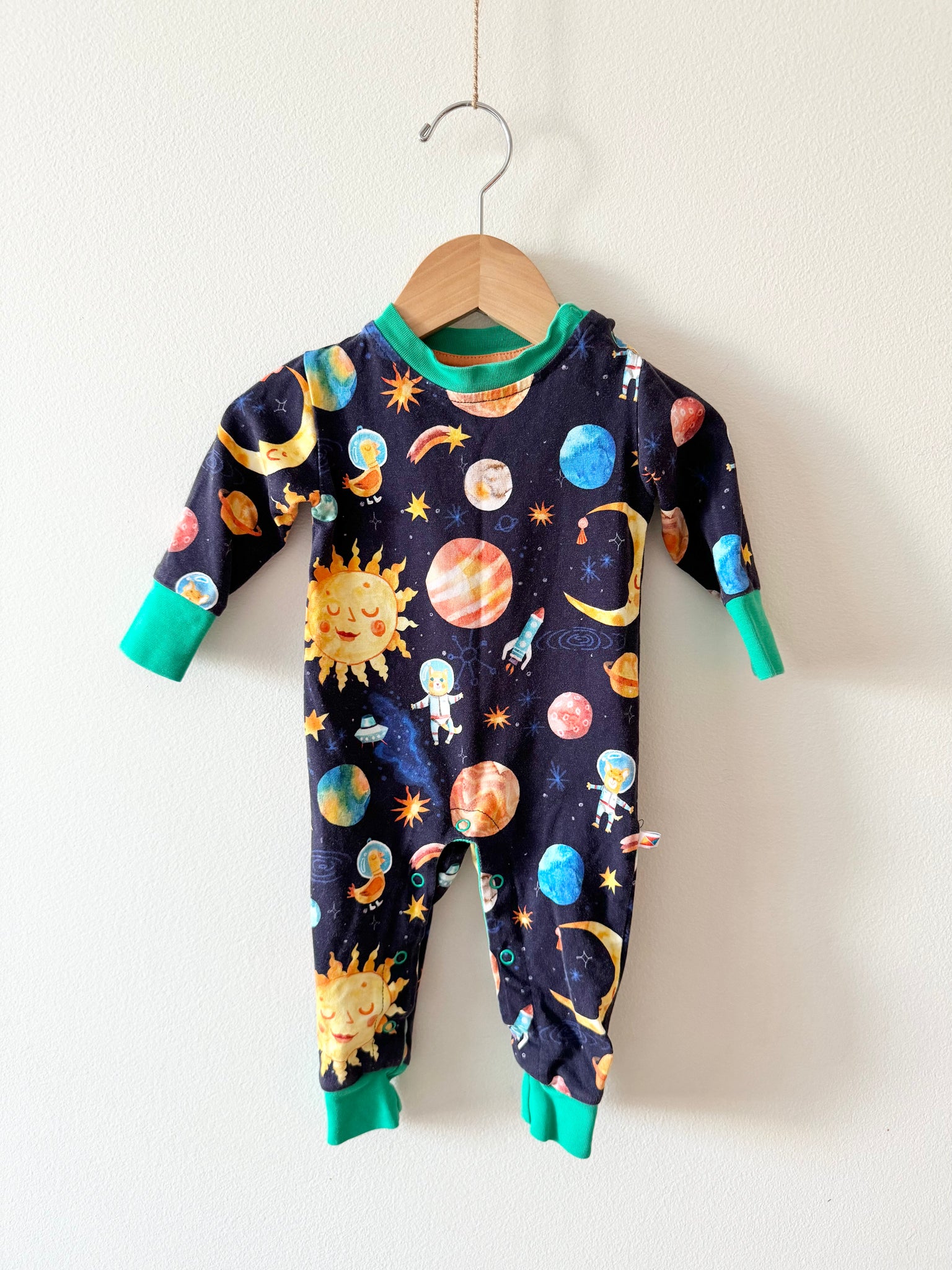 Curious Stories Space Romper • 0-3 months