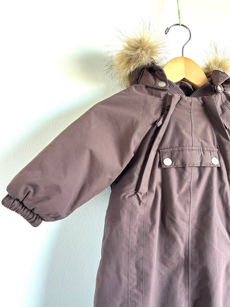 Wheat Purple Snowsuit • 9-12 months