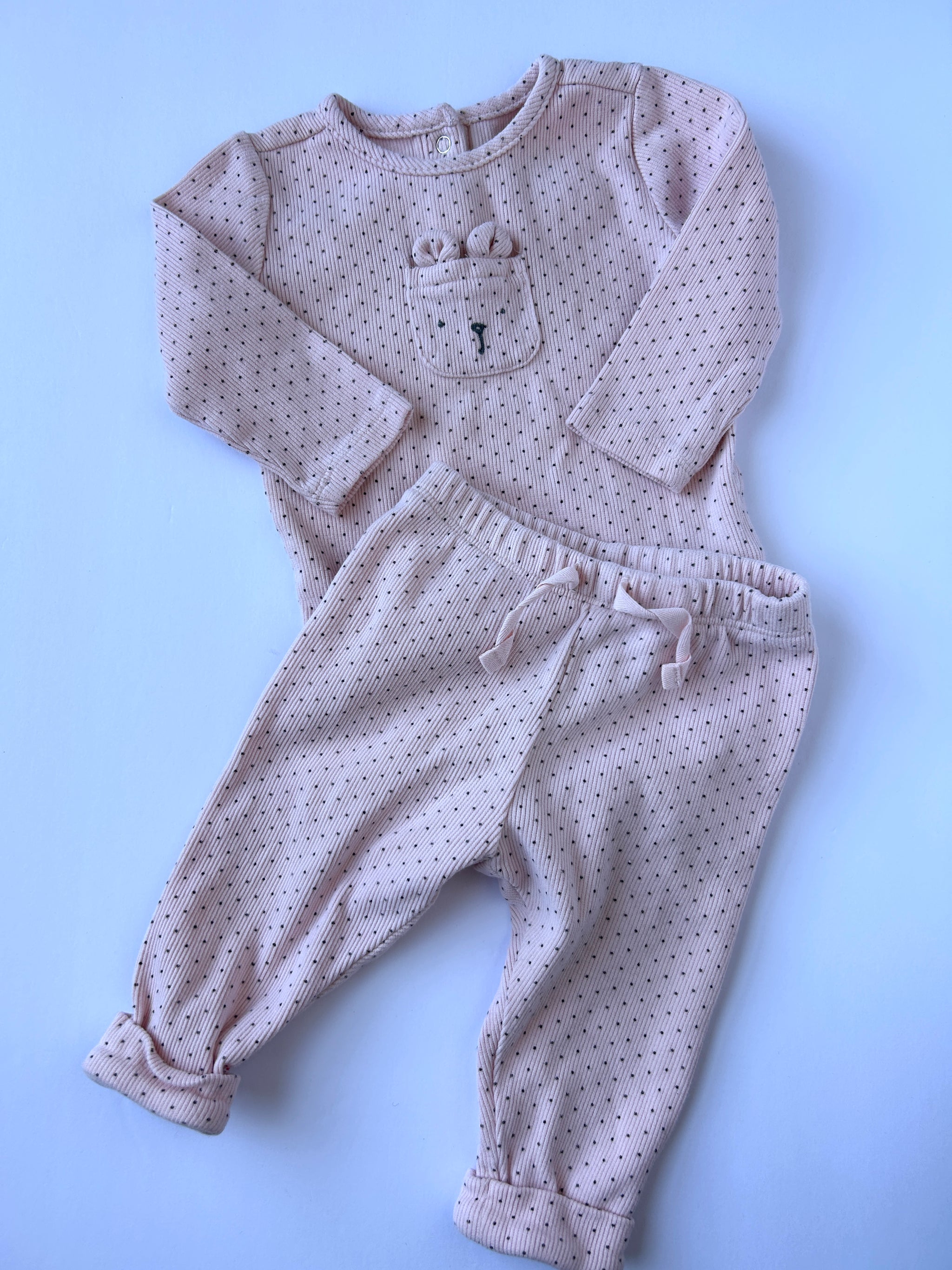 完売　2025AW Baby Pierrot Onesie 3-6М Baby Pierrot Onesie – Misha & Puff