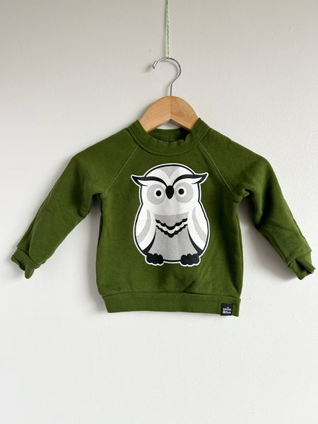 Whistle and Flute Owl Sweatshirt • 6-12 months