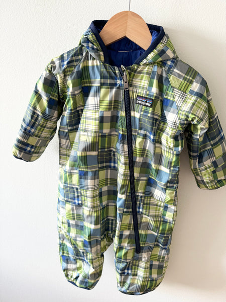 Patagonia Reversible Patchwork Snowsuit • 6-12 months