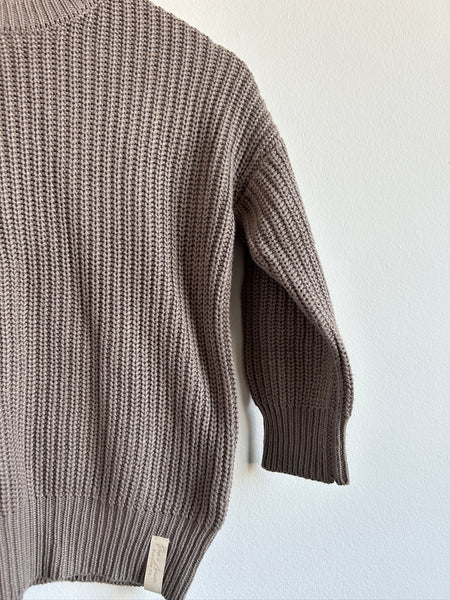 Jax and Lennon Grey Knit Sweater • 1-2 years