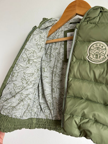 NEW Gap x Disney Yoda Down Hooded Jacket • 18-24 months