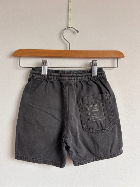 Zara Dark Grey Drawstring Shorts • 18 months - 3 years