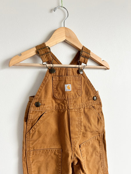 Carhartt Brown Overalls • 6-12 months