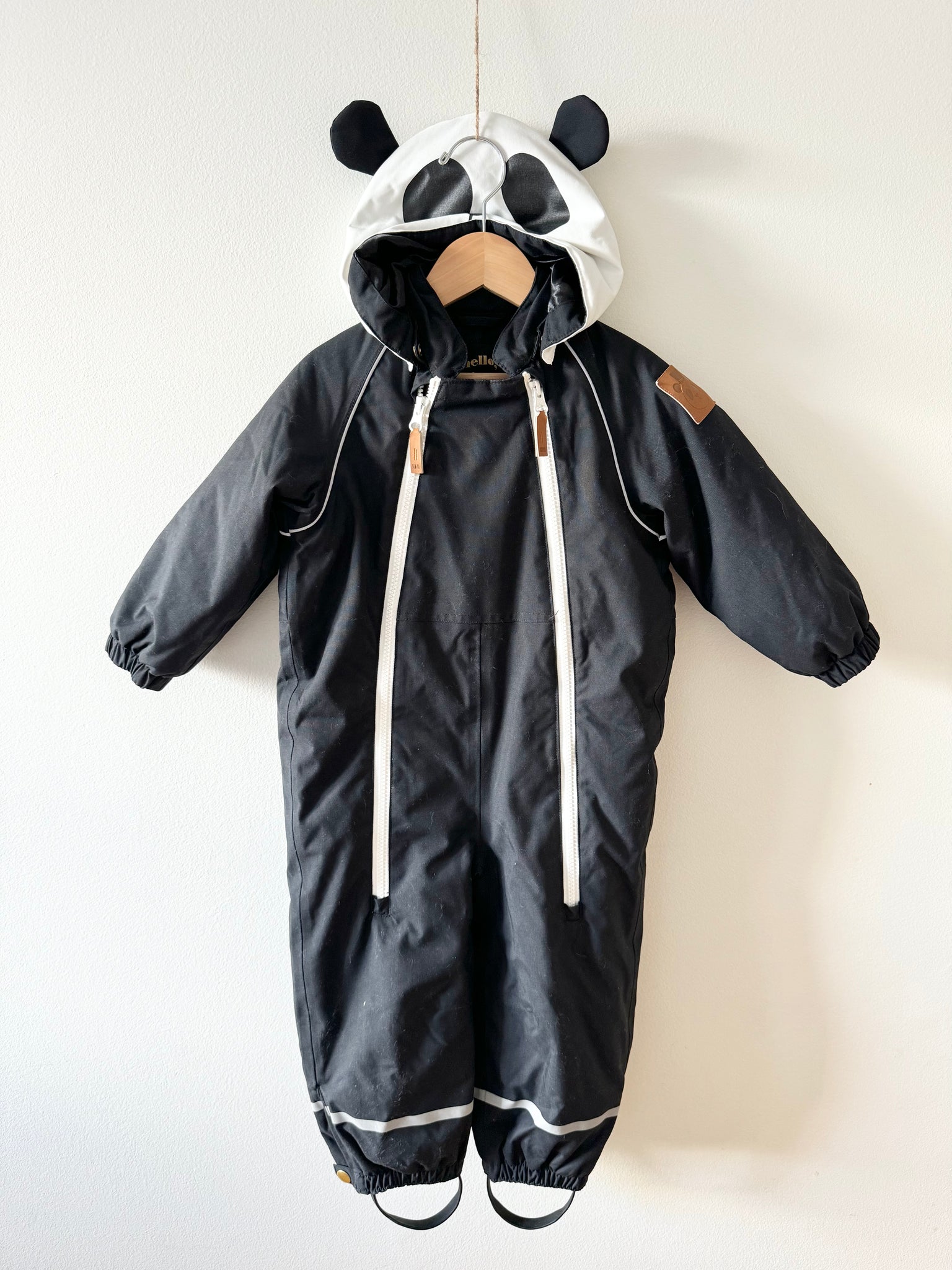 Mini Rodini Panda Bear Snowsuit • 1-2 years