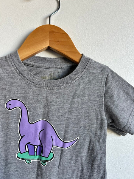 Whistle and Flute Skateboarding Dino T-Shirt • 12-18 months