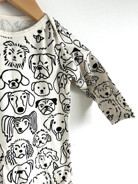 Winter Water Factory Long Sleeve Dogs Bodysuit • 12-18 months