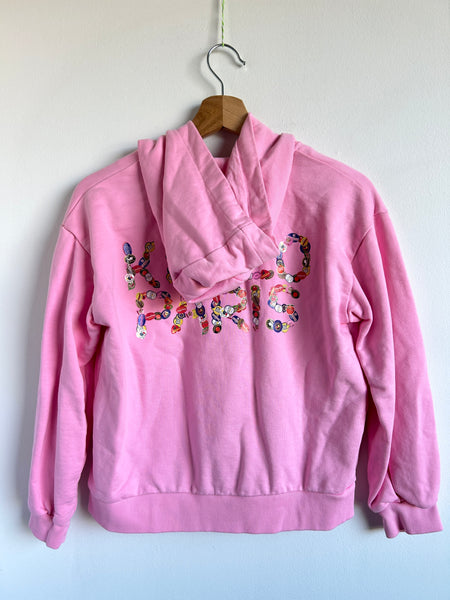 Kenzo Kids Zip Up Pink Cherry Hoodie • 11-14 years