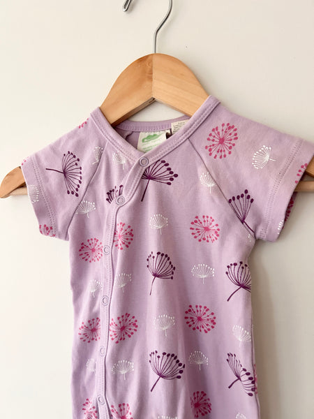 Parade Purple Buttons Shorty Romper • 3-6 months *