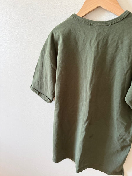NEW Mingo Green Oversize T-Shirt • 6-8 years